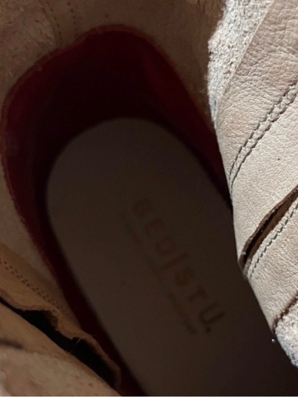 Bed Stu Women's Tan Leather Chukka Boots with Buckle - Picture 6 of 6